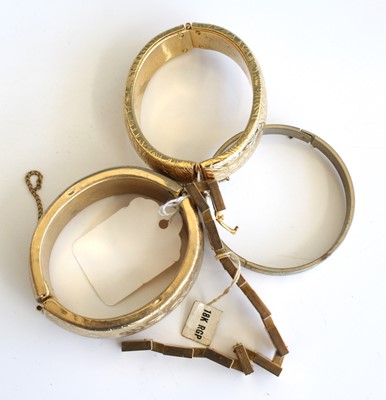 Lot 374 - A bag of assorted scrap gold and rolled gold...