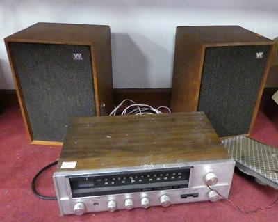 Lot 562 - A pair of Wharfdale Denton 2 speakers,...