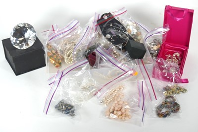 Lot 406 - A collection of costume jewellery, to include...