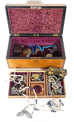 Lot 409 - A collection of costume jewellery, to include...