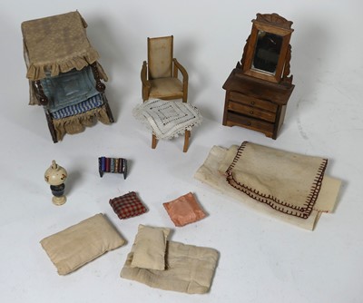Lot 425 - A collection of dolls house furniture to...