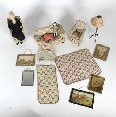 Lot 427 - A Westacre dolls house furniture three-piece...