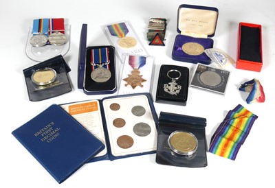 Lot 437 - A collection of reproduction medals, to...