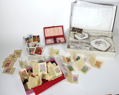 Lot 454 - A 20th century dressing table brush set...