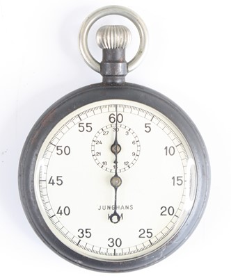 Lot 3036 - A German Third Reich Kriegsmarine stop-watch,...