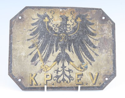 Lot 3038 - Imperial German Prussian State Railway...