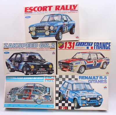 Lot 665 - A collection of Esci (Italy) 1/24 scale High...
