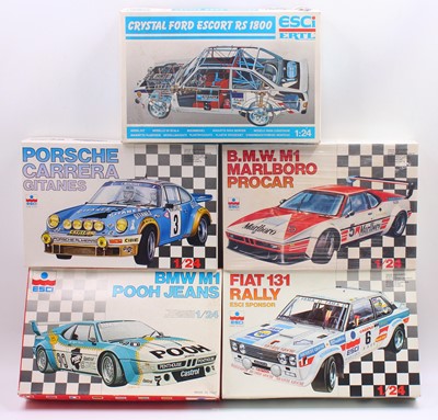 Lot 668 - A collection of five boxed Esci 1/24 scale...