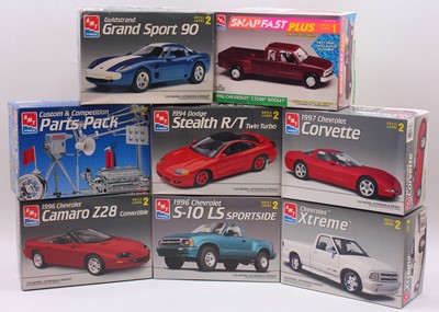 Lot 672 - A collection of eight AMT/ERTL 1/25 scale...