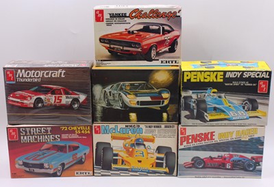 Lot 676 - A collection of seven boxed AMT/ERTL 1/25...