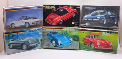 Lot 677 - A collection of six various boxed Fujimi 1/24...