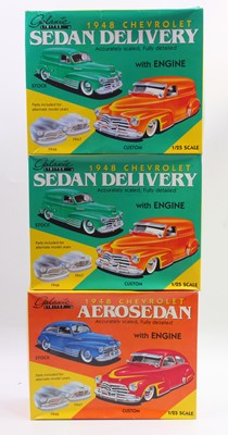 Lot 680 - A collection of three boxed Chevrolet Galaxie...