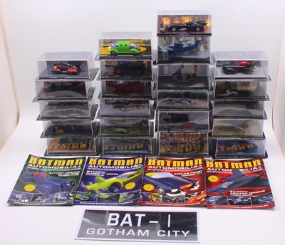 Lot 970 - Fabbri Eaglemoss 2 Trays of DC Batman-related...