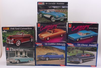 Lot 692 - Seven boxed Monogram, AMT and Pro Modeller...