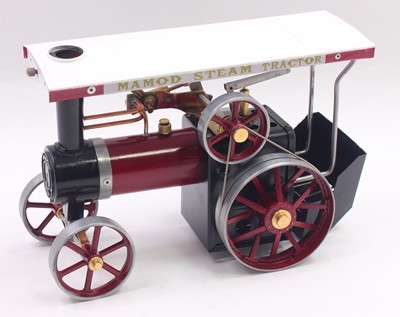 Lot 8 - Mamod TE1A possibly restored traction engine,...