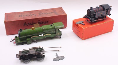 Lot 130 - Hornby 0 gauge no.40 post war 0-4-0 loco, in...