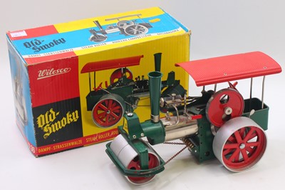 Lot 2 - Wilesco D36 Old Smoky steam roller traction...