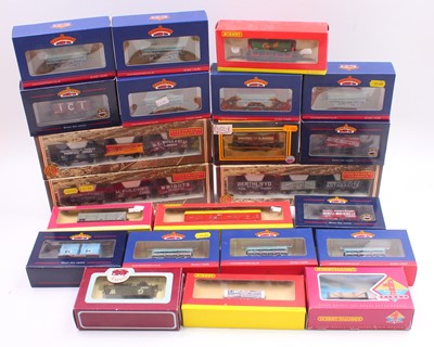 Lot 477 - One tray containing 27 wagons by various...