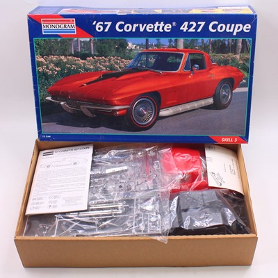 Lot 732 - Monogram 1/12th scale No.2801 plastic kit for...
