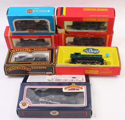 Lot 445 - Seven small 00 gauge locos to include a...