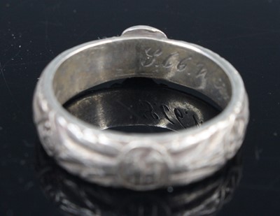 Lot 3040 - A German SS Ehrenring (Honour ring), made of...