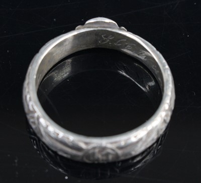 Lot 3040 - A German SS Ehrenring (Honour ring), made of...