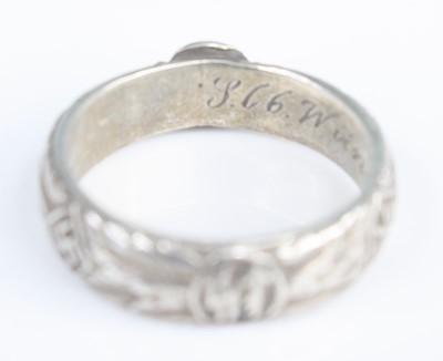 Lot 3040 - A German SS Ehrenring (Honour ring), made of...