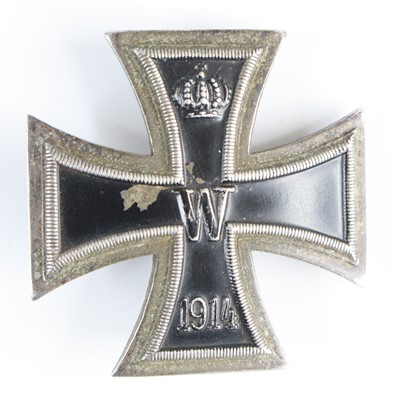 Lot 3042 - An Imperial German 1914 Iron Cross 1st Class,...