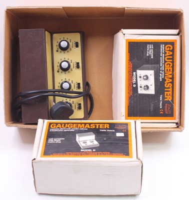 Lot 580b - Three Gaugemaster control boxes, to include a...