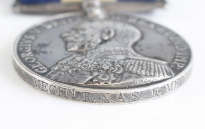 Lot 3331 - A Naval group of four medals to include...