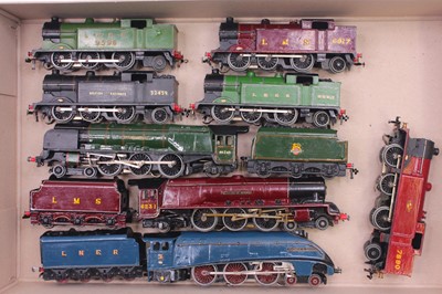 Lot 345 - Eight totally repainted Hornby Dublo locos to...