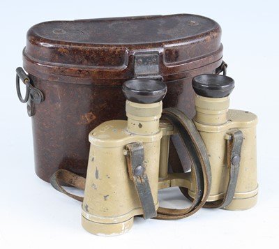 Lot 3055 - A pair of WWII Afrika Korps Dienstglas 6x30...
