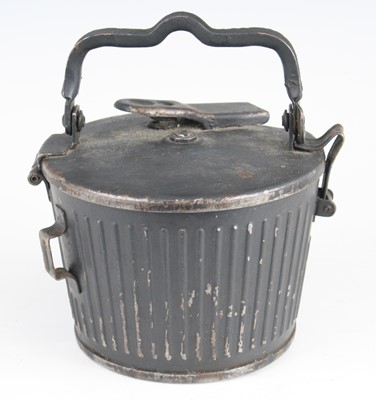 Lot 3056 - A German MG34/MG42 drum magazine, h.16cm.