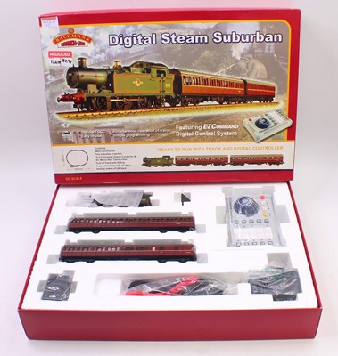 Lot 399 - Bachmann 00 gauge digital steam suburban set...