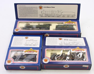 Lot 405 - Three Bachmann 00 gauge locos to include a J72,...