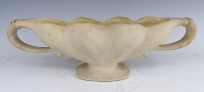 Lot 1 - An early 20th century Fulham Pottery twin...