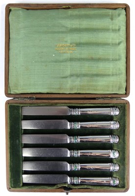 Lot 124 - Liberty & Co - a cased set of six early 20th...