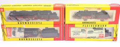 Lot 559 - Four HO gauge Fleischmann locos to include a...