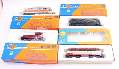 Lot 557 - Four HO gauge Roco locos, including a BR116...