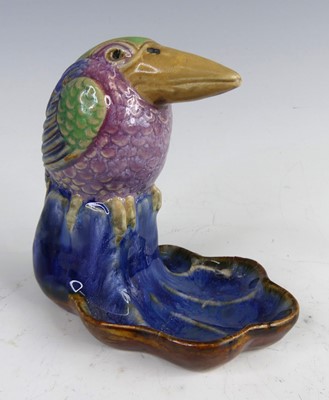 Lot 11 - A Royal Doulton Lambeth stoneware pin tray,...
