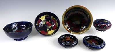 Lot 56 - A collection of Moorcroft pottery, to include;...