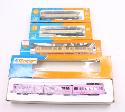 Lot 550 - Four HO gauge locos to include two BR215...