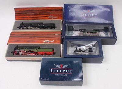 Lot 562 - Four HO gauge Liliput locos to include a 0290...