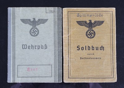 Lot 3079 - A German Third Reich Heer Wehrpass with...
