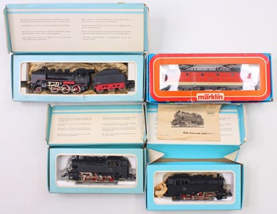 Lot 541 - Four Marklin HO gauge locos to include a...