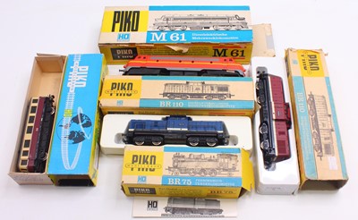 Lot 540 - Five Piko HO gauge locos to include a BR110 in...