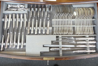 Lot 2092 - An extensive Mappin & Webb 12-place setting...