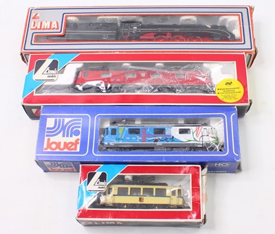 Lot 533 - Four HO gauge locos to include a Lima...