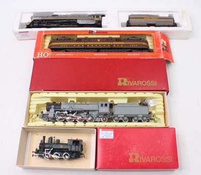 Lot 531 - Four HO gauge locos to include a Rivarossi G.G....
