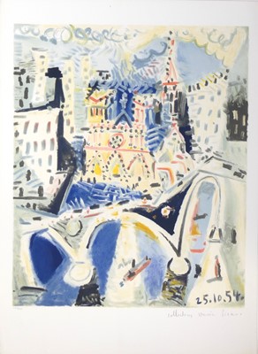 Lot 229 - After Pablo Picasso - Notre Dame, lithograph...